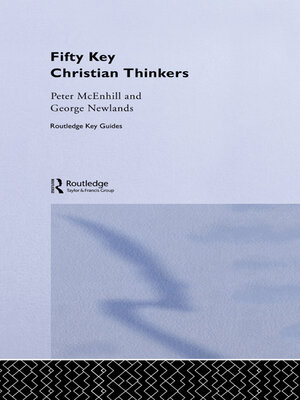 cover image of Fifty Key Christian Thinkers
